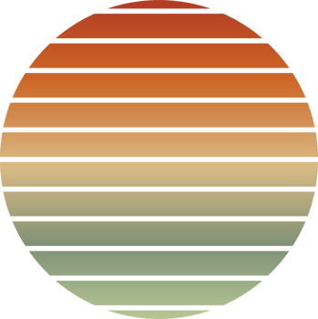 vintage retro sunset png