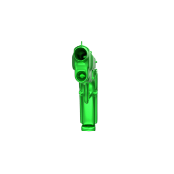 3D Rendering Of Pistol Gun png