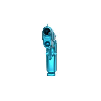 3D Rendering Of Pistol Gun png