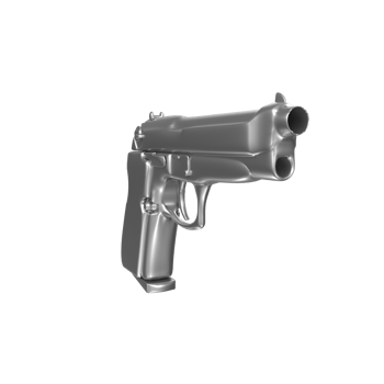 3D Rendering Of Pistol Gun png