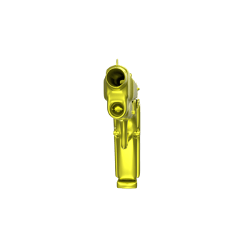 3D Rendering Of Pistol Gun png