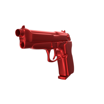 3D Rendering Of Pistol Gun png