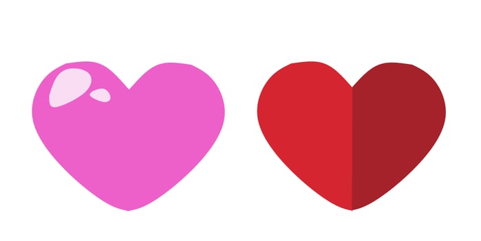 Love heart icon vector. Creative illustration romantic love symbols collection. Love concept. Design element for Valentine's day. vector