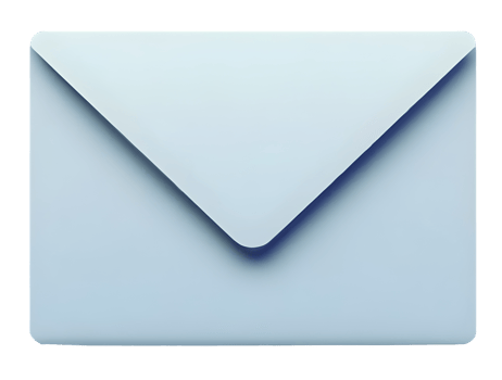 3d mail envelope. email. Generative AI. png