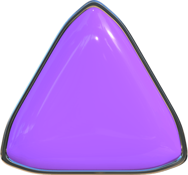 3D triangle button Illustration. png
