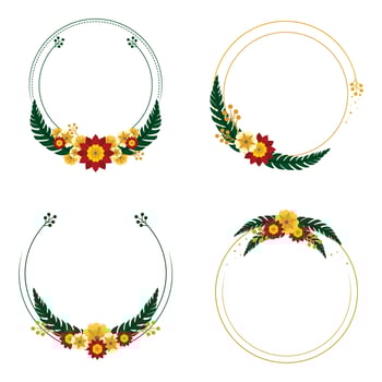 Vector floral decoration