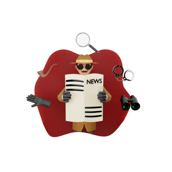 Investigator Or Detective 3D Character Illustration png