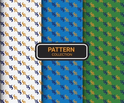 Seamless clothing pattern design vector template