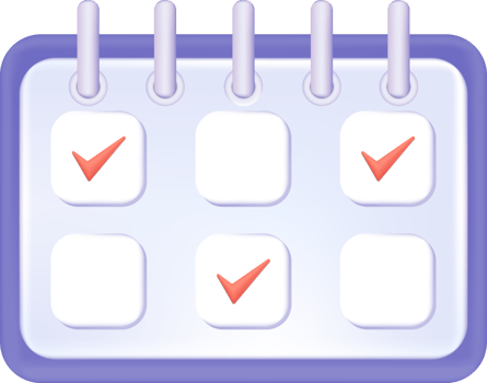 icon calendar illustration isolated on white background. calendar icon cartoon with red checklist png