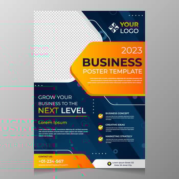 Business Abstract Modern Poster Template vector