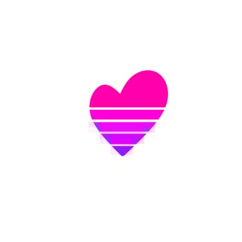 Love icon design, simple icon with elegance concept, perfect for Valentine symbol or your bussiness logo vector