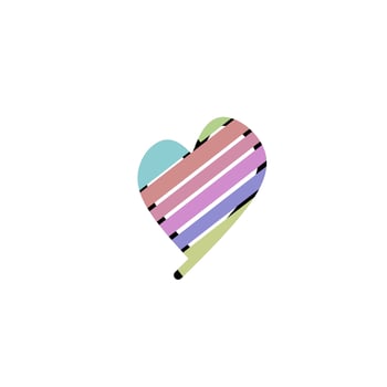 Love icon design, simple icon with elegance concept, perfect for Valentine symbol or your bussiness logo vector