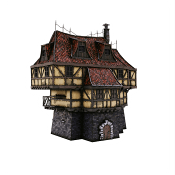 medieval residential house png