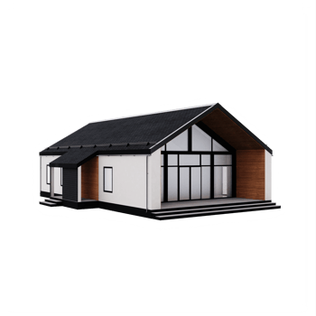 3d modern house isolated png