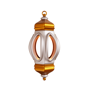 Ramadhan Kareem 3d element Lantern png