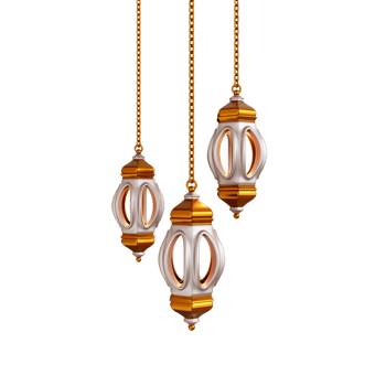 Ramadhan Kareem 3d element Lantern png