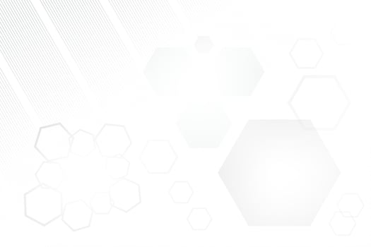 Abstract white and gray color, modern design background with geometric hexagonal shape. Vector illustration.