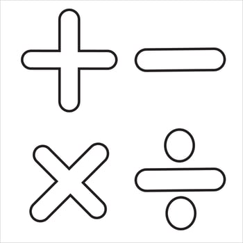 Icon image illustration, vector, black and white, on transparent background vector