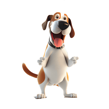 Cute and happy cartoon characters for kids and project decoration. on a transparent background png