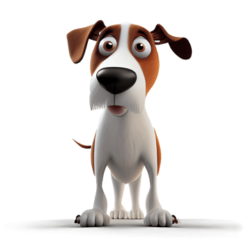 Cute and happy cartoon characters for kids and project decoration. on a transparent background png