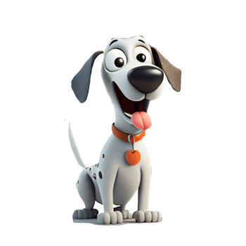Cute and happy cartoon characters for kids and project decoration. on a transparent background png