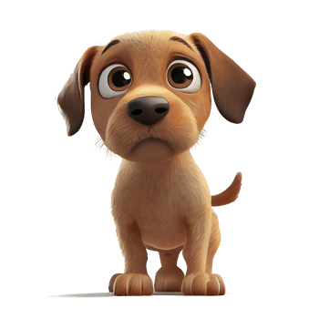 Cute and happy cartoon characters for kids and project decoration. on a transparent background png