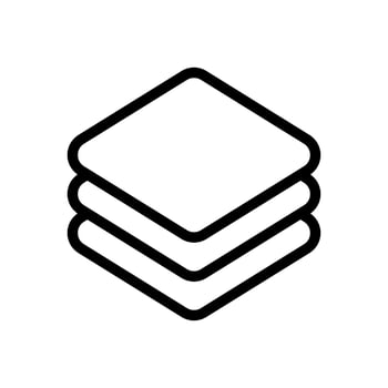 layers outline vector icon