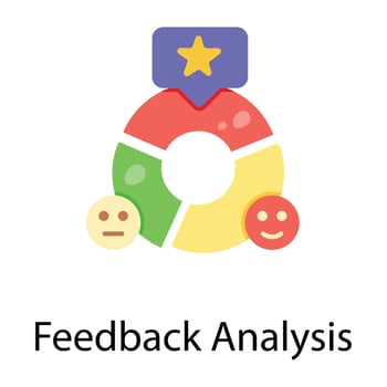 Trendy Feedback Analysis vector