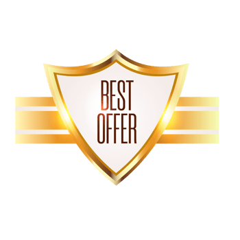 Golden Badges seal quality labels  sale medal badge stamp png