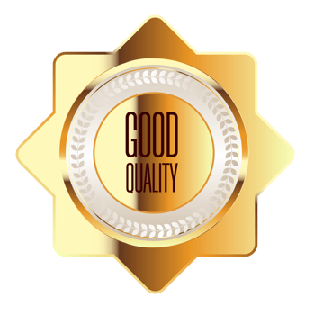 Gold badges seal quality labels. sale medal badge  stamp golden genuine png