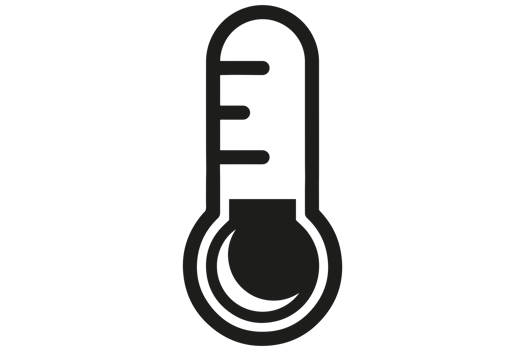 thermometer icon on transparent background png