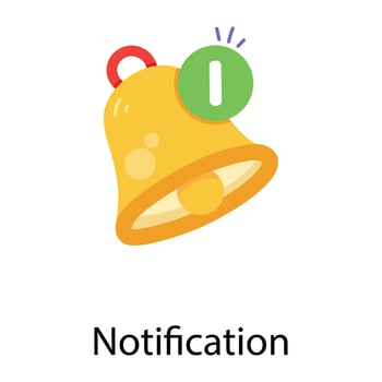 Trendy Notification Concepts vector