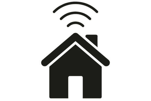 smart home icon on transparent background png