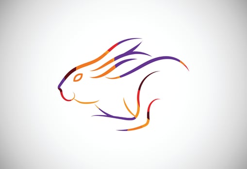 Low Poly Rabbit Icon Logo Design, Creative Rabbit Logo Design. Animal Logo Design Vector Icon Illustration