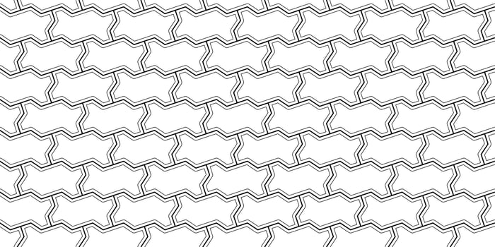 outline paving blocks seamless pattern vector