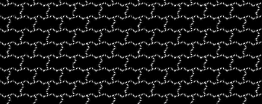silhouette paving blocks seamless pattern vector