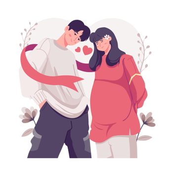 Romantic lovers are flirting with each other. Happy young couple portrait. Valentine's Day and Happy Anniversary concept. png