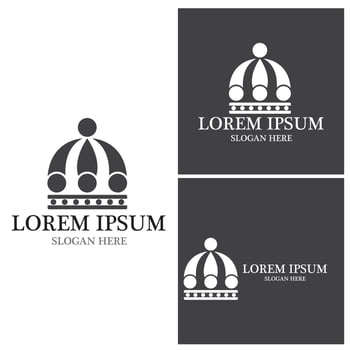 Crown Logo Template vector icon