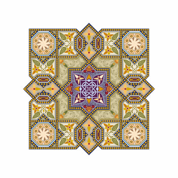 Baroque wallpapers. Seamless vector background of ornate decorative art deco style. Damascus