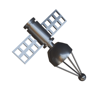 3d satellite model png