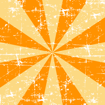 Square Retro Strip Orange Style png