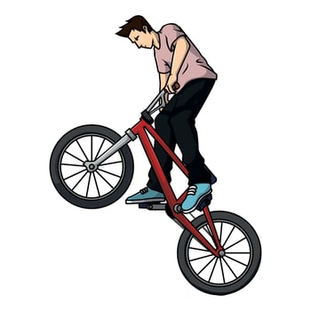 BMX Vector Illustration Design