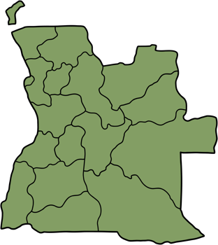 doodle freehand drawing of angola map. png