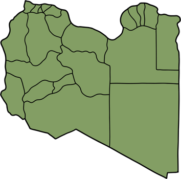 doodle freehand drawing of libya map. png