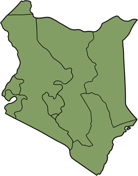 doodle freehand drawing of kenya map. png