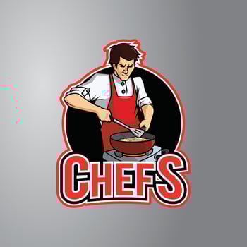 Chef Man Vector Illustration Design