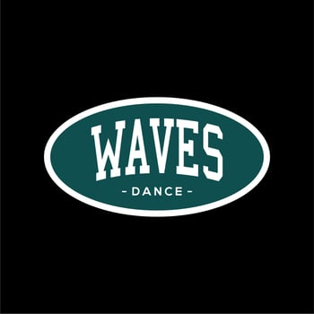 Design vector typography for t-shirt streetwear clothing. waves concept. with white color. perfect for modern t-shirt design