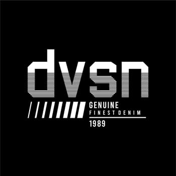 Dvsn vector typography for t-shirt design. perfect for simple t-shirt design printed