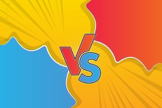 Versus Battle Background Design Template vector