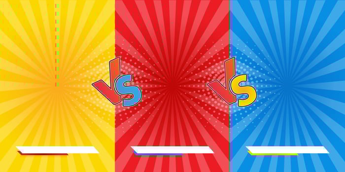 Versus Battle Background Design Template vector